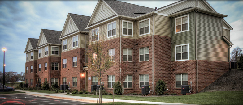 Multifamily Building Construction at Round Hill Meadows, Orange, Virginia