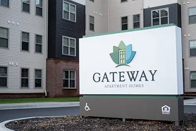 Gateway Senior Apartments Entry